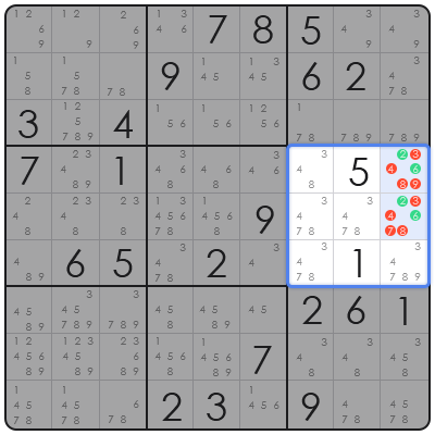 sudoku y wing